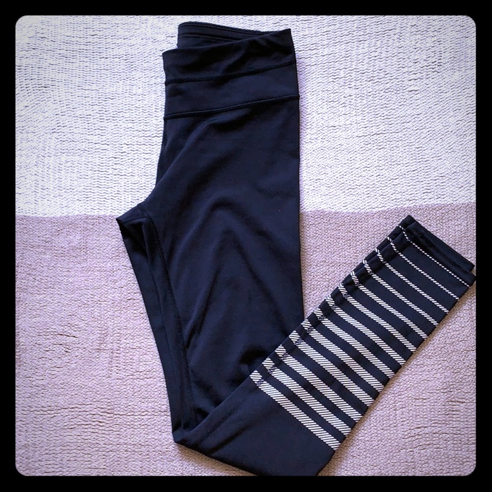 Athleta Sonar Tights (full length) w/ Reflection